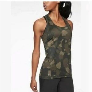Athleta camo keyhole racer back tank